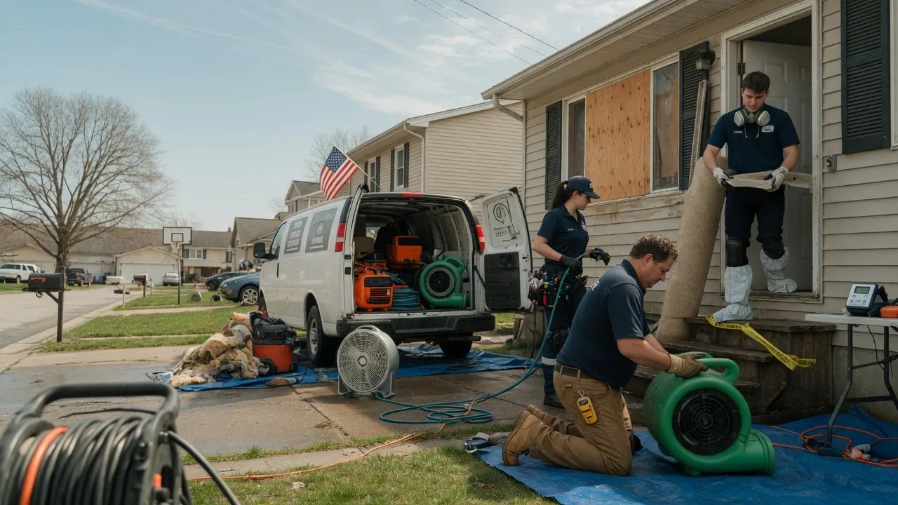 Water Damage Restoration in Wellington, KS near me